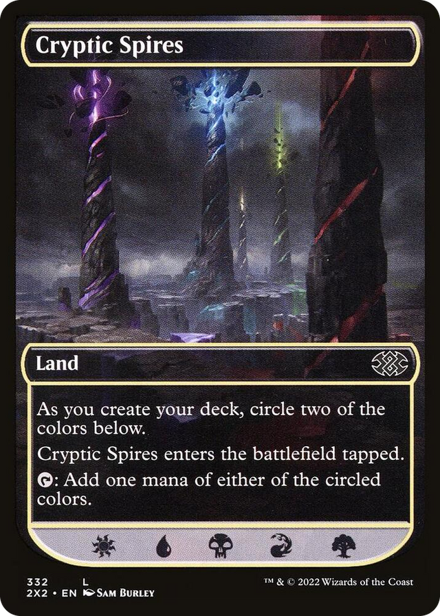 0332 Cryptic Spires L Double Masters 2022