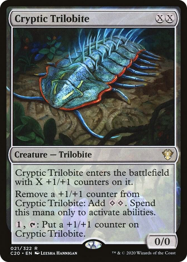 0021 Cryptic Trilobite R Commander 2020