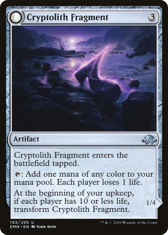 Cryptolith Fragment #193 U - Eldritch Moon Pokemon card
