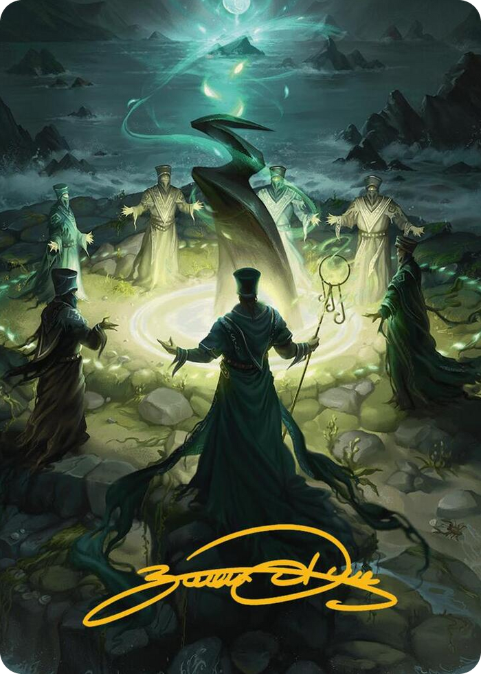 Cryptolith Rite Art Card (Gold-Stamped Signature) #14 S - Art Series: Innistrad Remastered Pokemon card