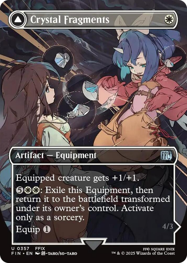 0357 Crystal Fragments (Borderless) U FINAL FANTASY