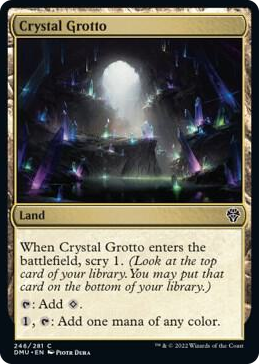 0246 Crystal Grotto L Dominaria United