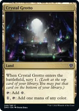 0246 Crystal Grotto L Dominaria United