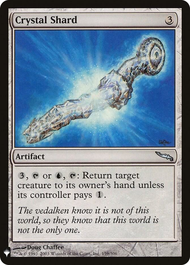 Crystal Shard #159 U - The List Reprints Pokemon card