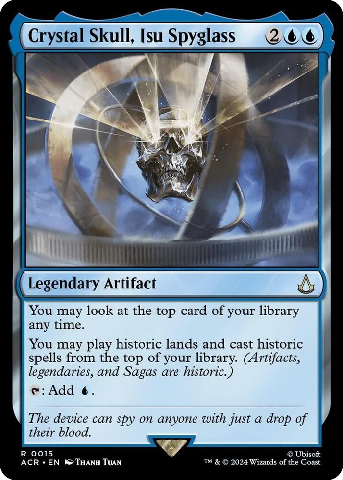 0015 Crystal Skull, Isu Spyglass R Universes Beyond: Assassin's Creed