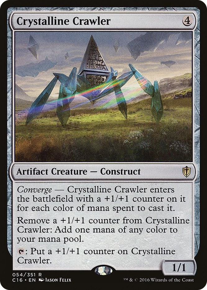 Crystalline Crawler #54 R - Commander 2016 Pokemon card