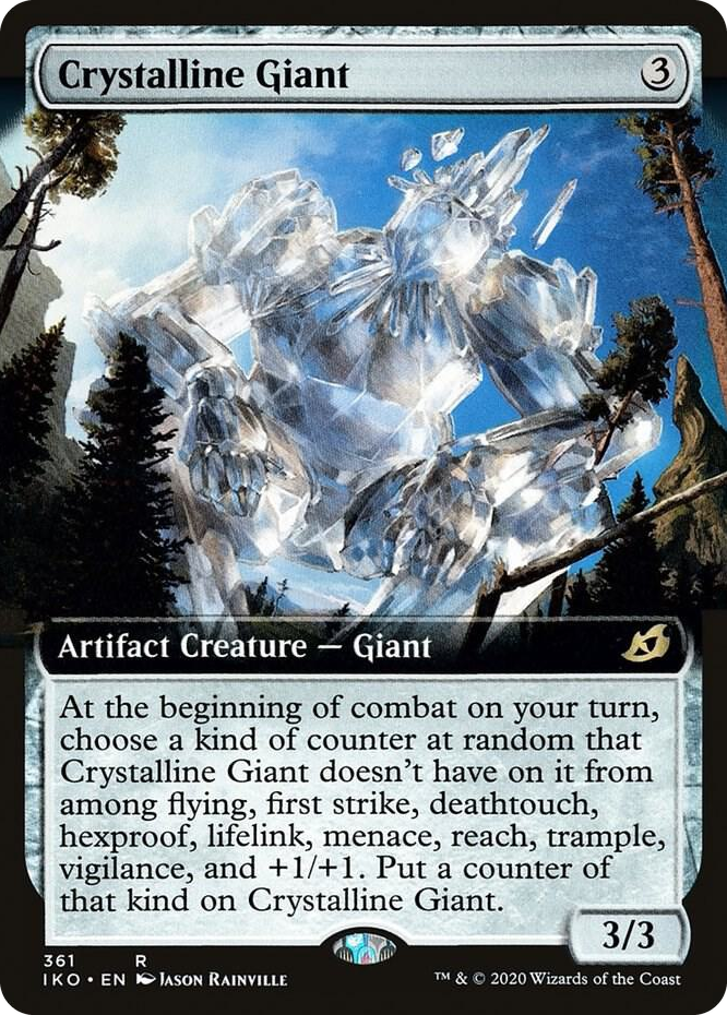 0361 Crystalline Giant (Extended Art) R Lair of Behemoths