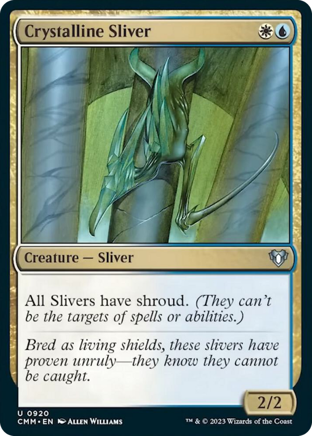 0920 Crystalline Sliver U Commander Masters
