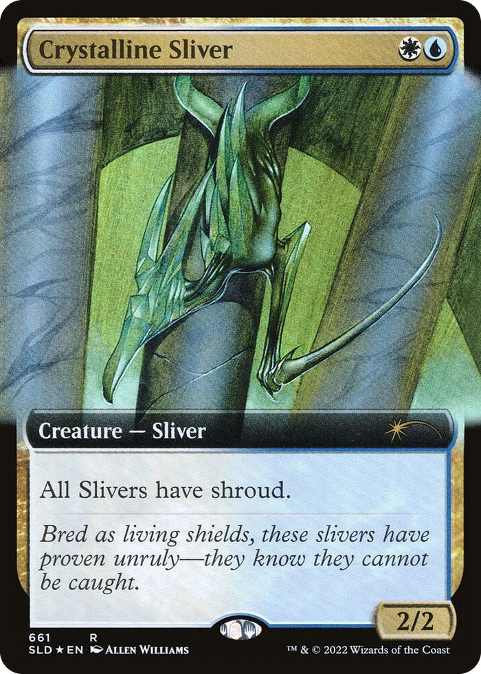 Crystalline Sliver (Extended Art) #661 R - Secret Lair Drop Series Pokemon card