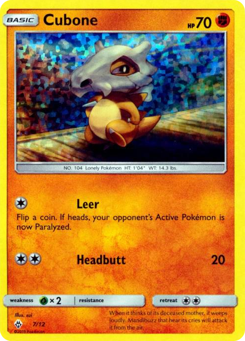 0007 Cubone Promo McDonald's Promos 2018