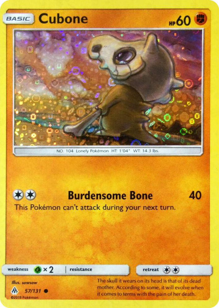0057 Cubone - 57/131 (General Mills Promo) Promo Miscellaneous Cards & Products