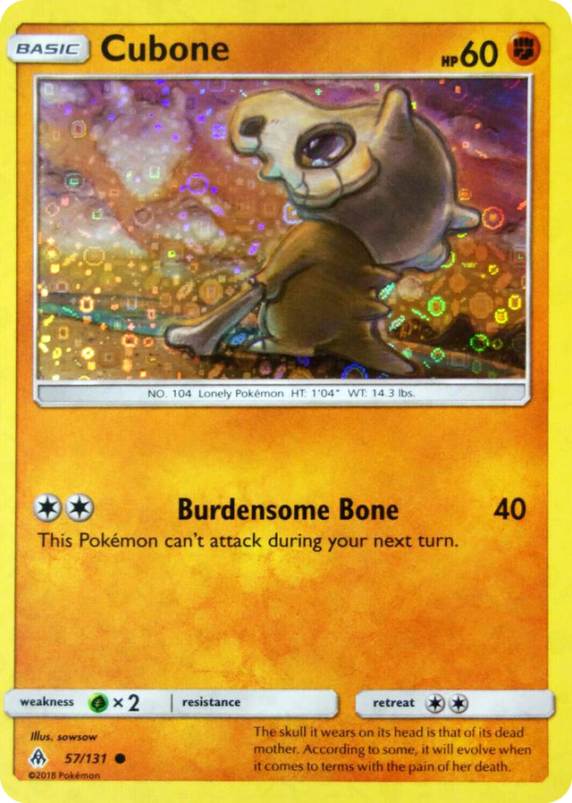 0057 Cubone - 57/131 (General Mills Promo) Promo Miscellaneous Cards & Products