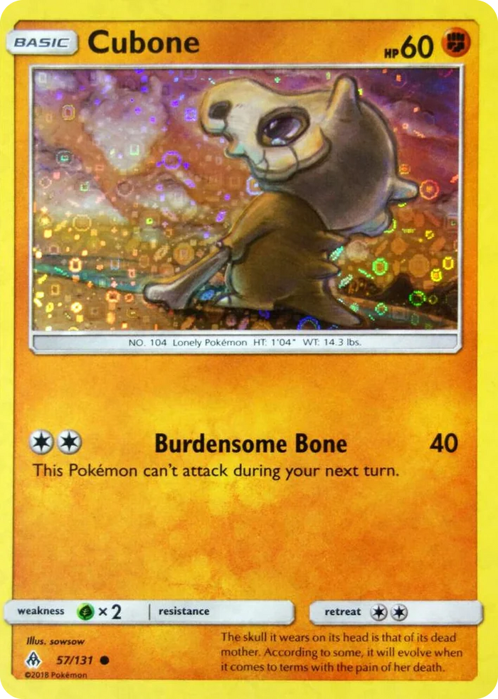0057 Cubone - 57/131 (General Mills Promo) Promo Miscellaneous Cards & Products
