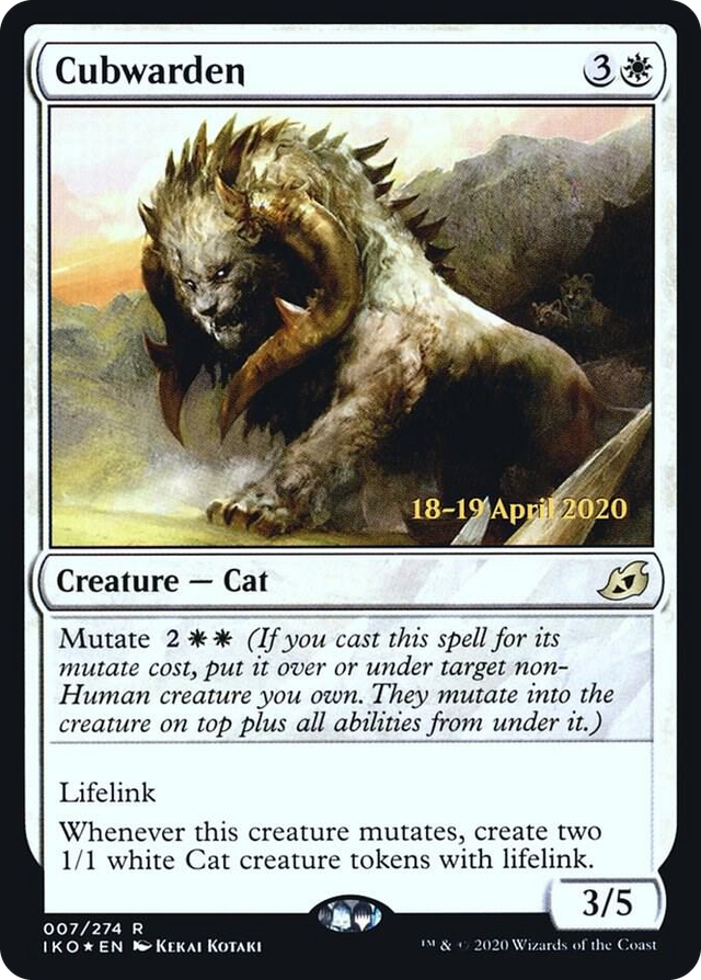 0007 Cubwarden R Prerelease Cards