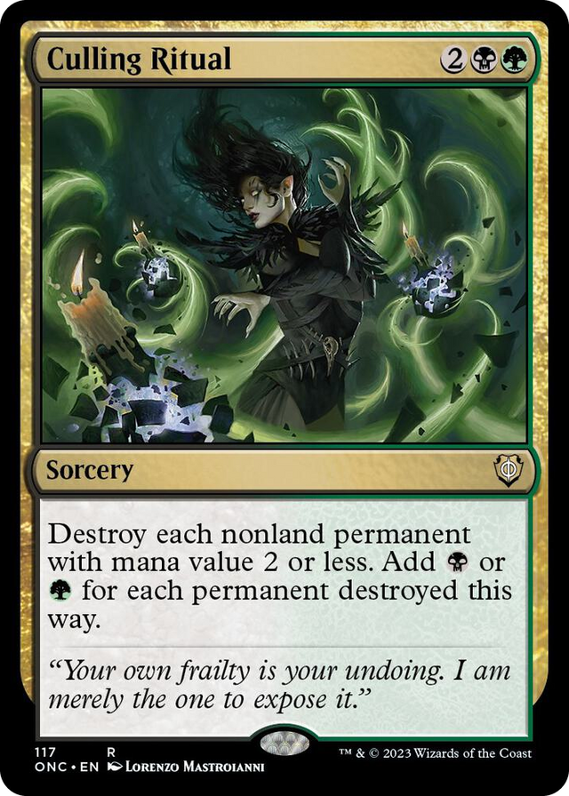 0117 Culling Ritual R Commander: Phyrexia: All Will Be One