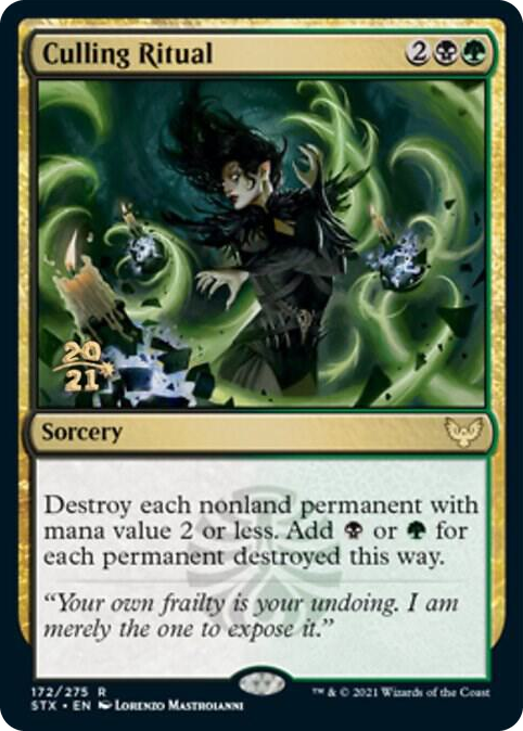Culling Ritual #172 R - Prerelease Cards Pokemon card