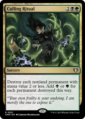 0921 Culling Ritual R Commander Masters
