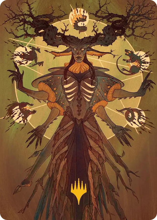 0048 Culling Ritual Art Card (Gold-Stamped Planeswalker Symbol) S Art Series: Secrets of Strixhaven