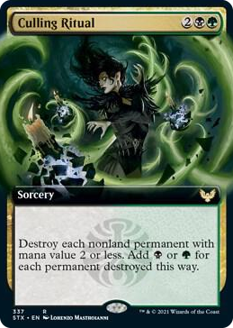 0337 Culling Ritual (Extended Art) R Strixhaven: School of Mages