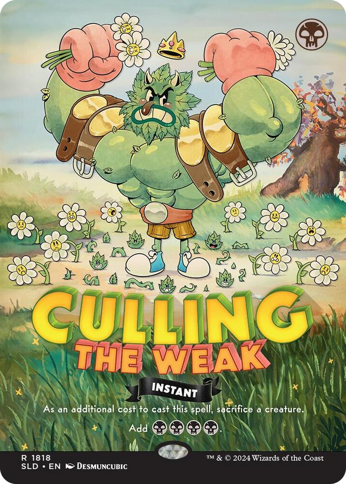Culling the Weak #1818 R - Secret Lair Drop Series Pokemon card
