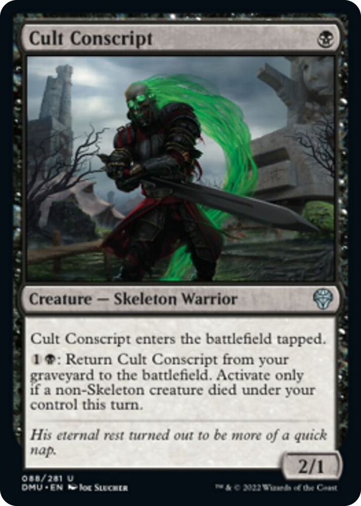 0088 Cult Conscript U Dominaria United