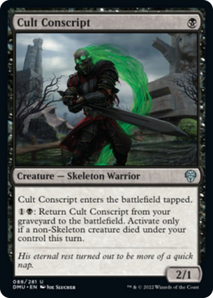 0088 Cult Conscript U Dominaria United