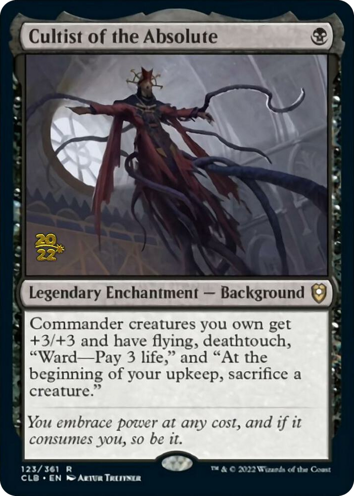 Cultist of the Absolute #123 R - Prerelease Cards Pokemon card