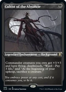 0495 Cultist of the Absolute (Foil Etched) R Commander Legends: Battle for Baldur's Gate