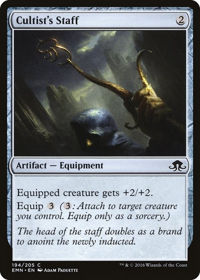 0194 Cultist's Staff C Eldritch Moon