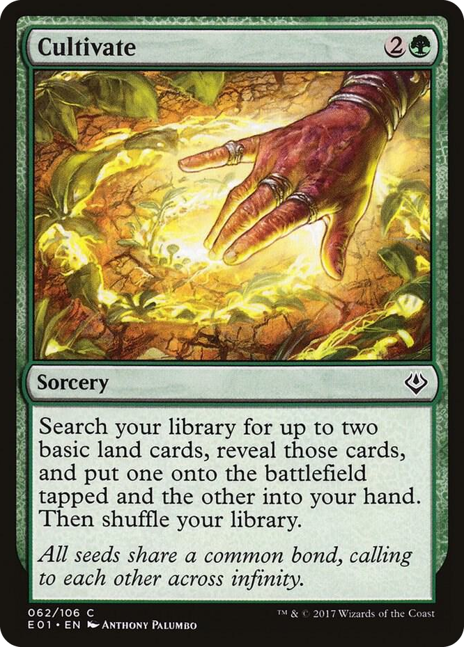 Cultivate #62 C - Archenemy: Nicol Bolas Pokemon card