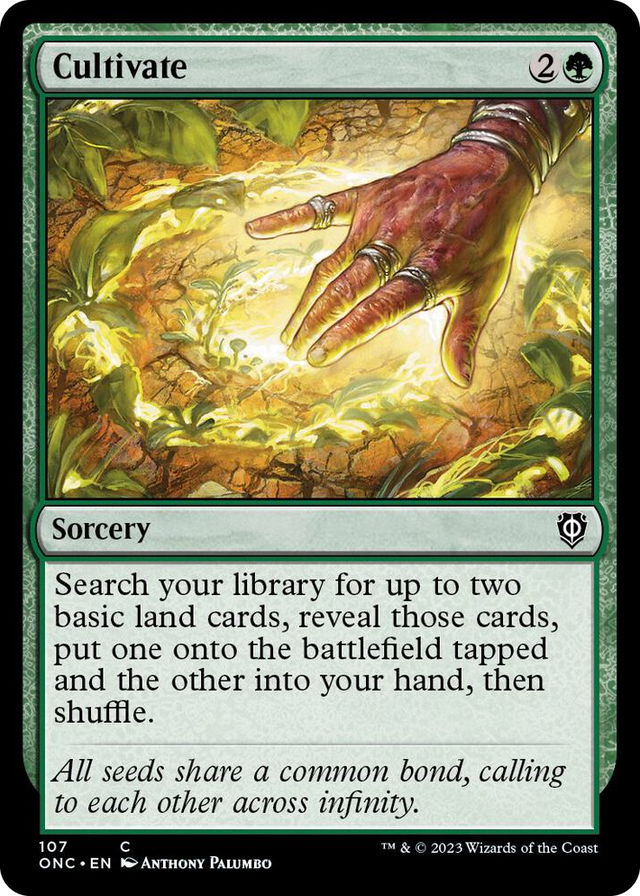 0107 Cultivate U Commander: Phyrexia: All Will Be One