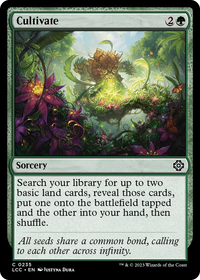 Cultivate #235 C - Commander: The Lost Caverns of Ixalan Pokemon card