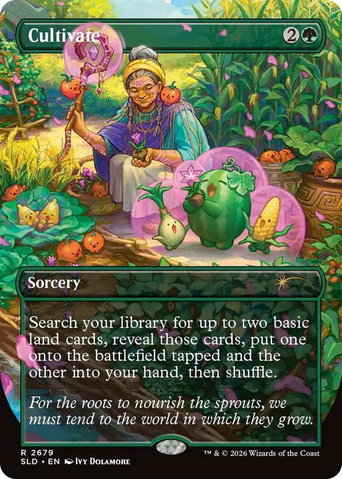 Cultivate (2679) #2679 R - Secret Lair Drop Series Pokemon card