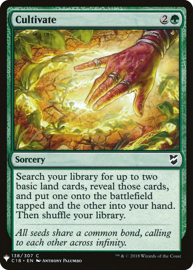 0138 Cultivate (C18) C The List Reprints
