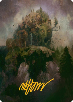 0015 Cultivator Colossus Art Card (Gold-Stamped Signature) S Art Series: Innistrad Remastered