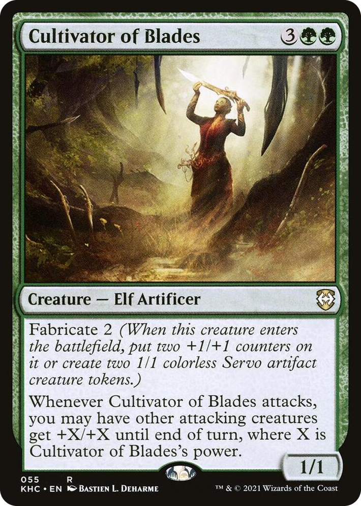 0055 Cultivator of Blades R Commander: Kaldheim