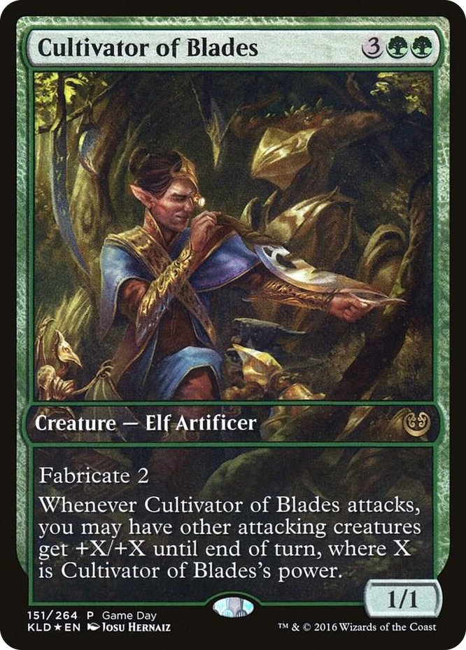 Cultivator of Blades #151 P - Game Day & Store Championship Promos Pokemon card