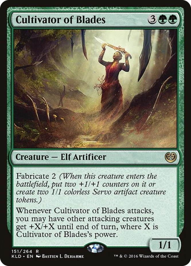 Cultivator of Blades #151 R - Kaladesh Pokemon card