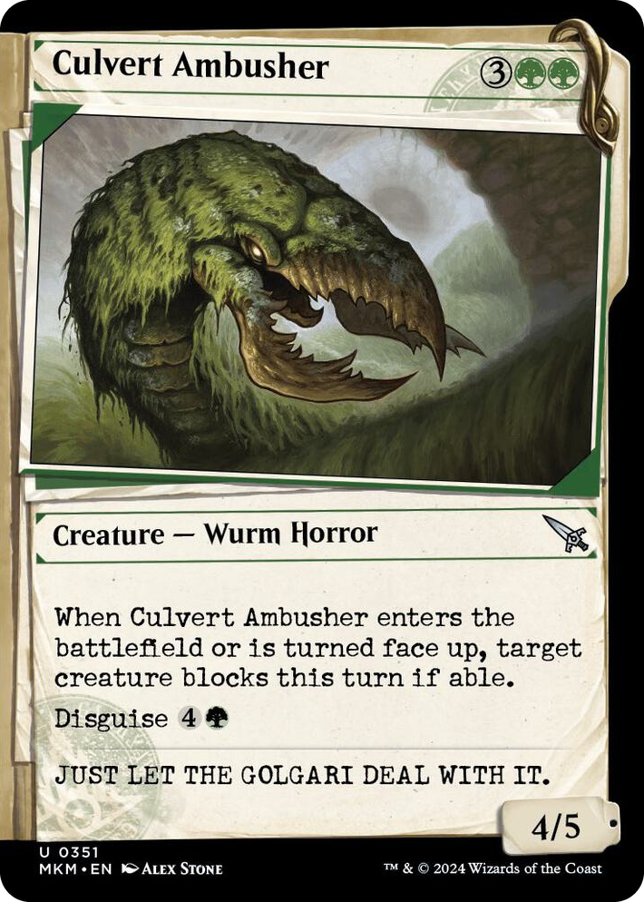 0351 Culvert Ambusher (Showcase) U Murders at Karlov Manor