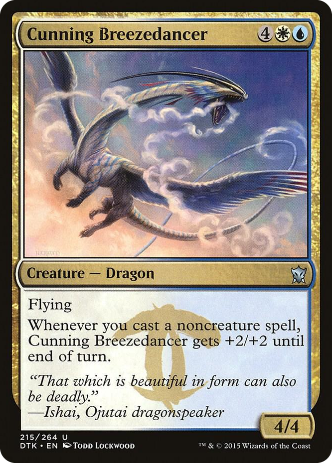0215 Cunning Breezedancer U Dragons of Tarkir