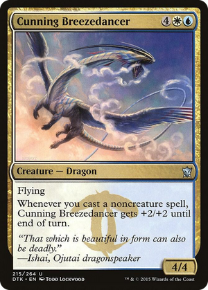 0215 Cunning Breezedancer U Dragons of Tarkir
