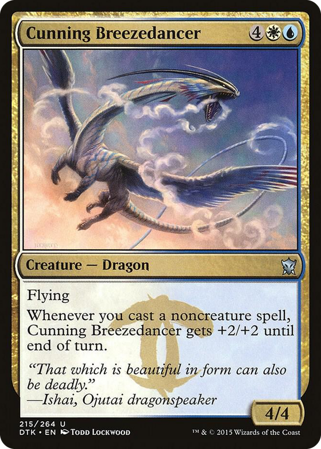 0215 Cunning Breezedancer U Dragons of Tarkir