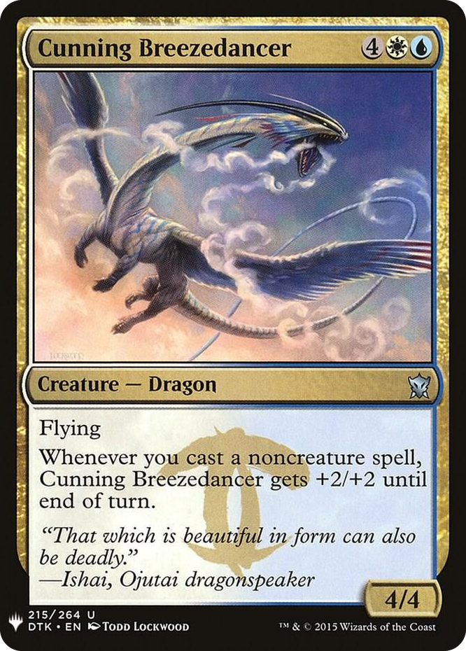 Cunning Breezedancer #215 U - The List Reprints Pokemon card