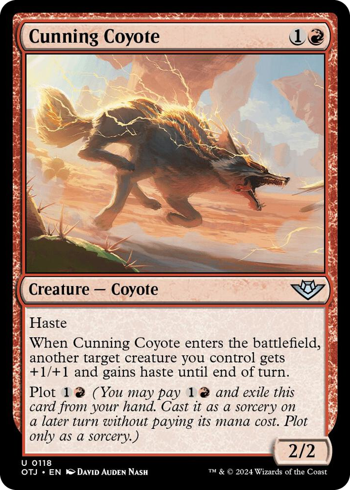 0118 Cunning Coyote U Outlaws of Thunder Junction
