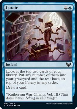 0040 Curate C Strixhaven: School of Mages