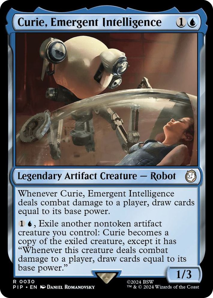 0030 Curie, Emergent Intelligence R Universes Beyond: Fallout