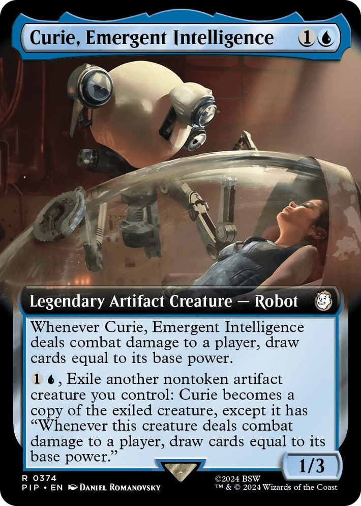 0374 Curie, Emergent Intelligence (Extended Art) R Universes Beyond: Fallout