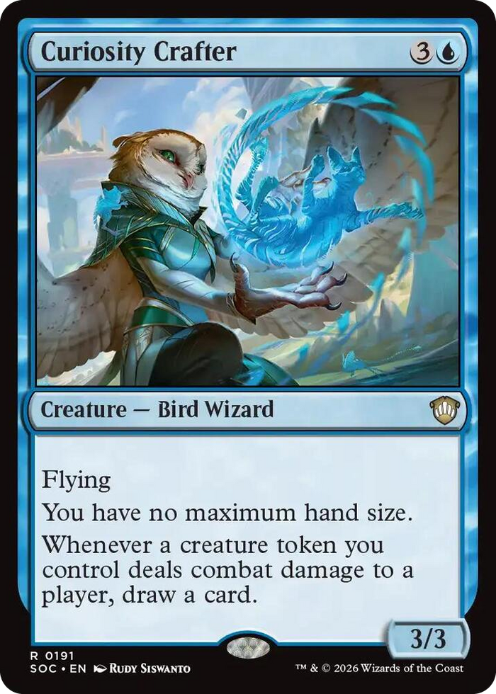 Curiosity Crafter #191 R - Commander: Secrets of Strixhaven Pokemon card
