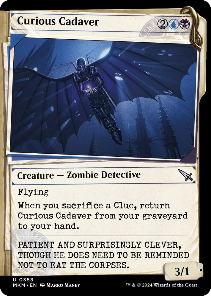 0358 Curious Cadaver (Showcase) U Murders at Karlov Manor