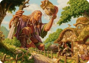 0001 Curious Colossus Art Card S Art Series: Lorwyn Eclipsed